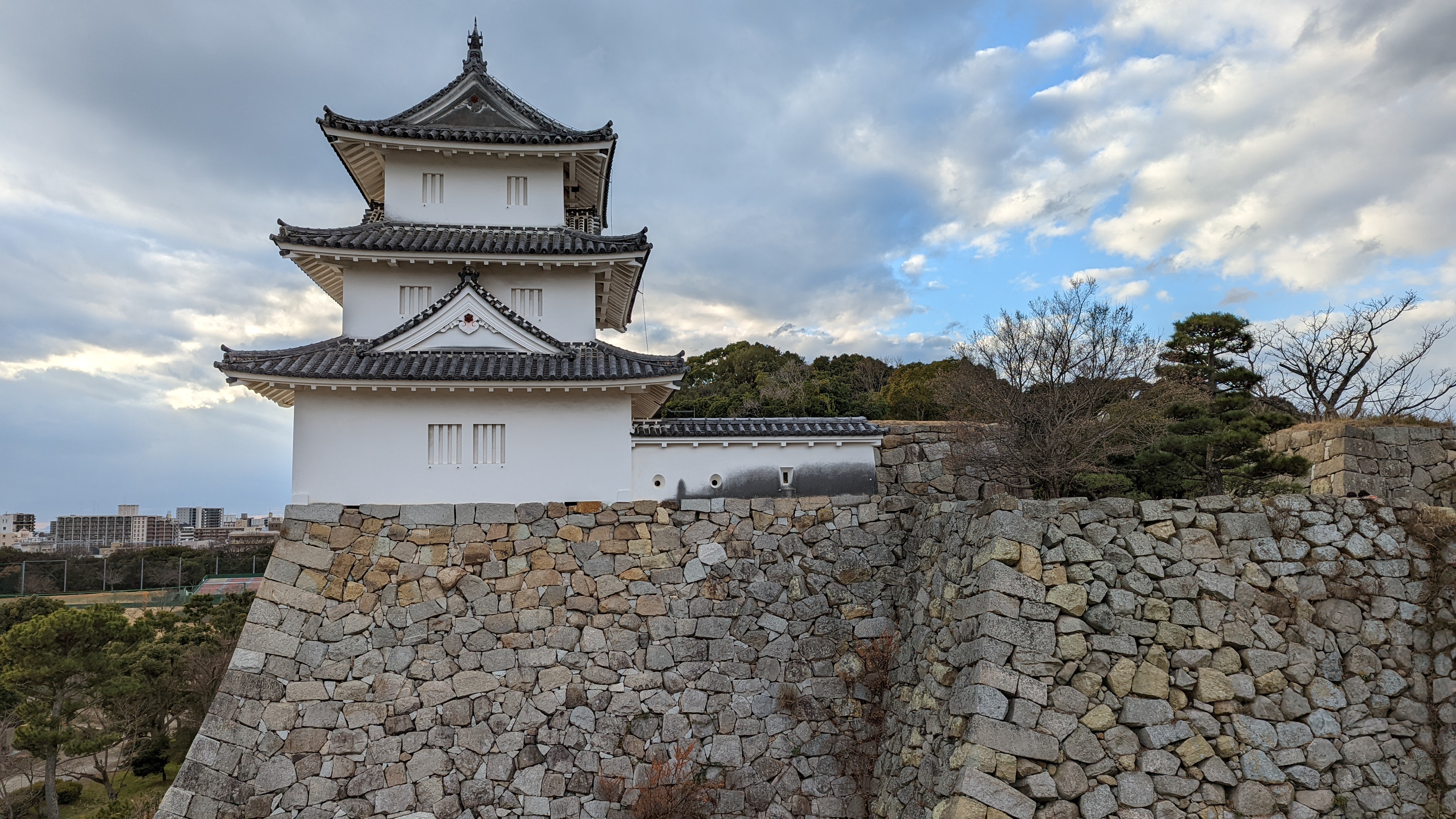 明石城跡 の写真
