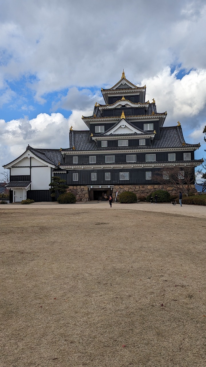 岡山城の写真